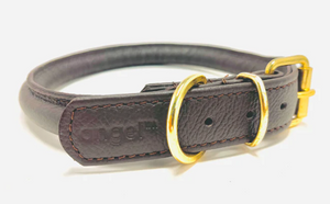 angel™ - Oxford Rolled Soft Leather Dog Collars/Colliers pour chiens en cuir souple roulé