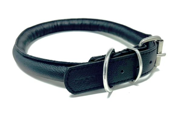 angel™ - Oxford Rolled Soft Leather Dog Collars/Colliers pour chiens en cuir souple roulé