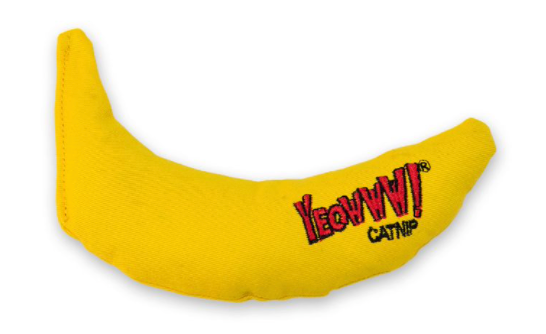 Yeowww!® - Chi-Cat-A Banana Catnip Cat Toy/Jouet pour chat à l'herbe à chat et à la banane