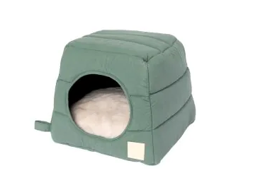 FuzzYard Life™ - Cotton Cat Cubby/Niche en coton pour chat