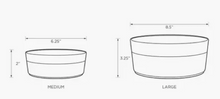 Load image into Gallery viewer, Classic White Pet Bowl/Gamelle blanche classique pour animaux
