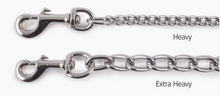 Load image into Gallery viewer, Ancol® - Leather &amp; Chain Lead (Tan)/Laisse en Cuir et Chaîne (Beige)
