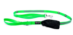 Smoochy Poochy 5/8'x6ft - Reflective Hands Free Leash/Laisse mains libres réfléchissante