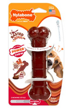 Charger l'image dans la galerie, Nylabone® Power Chew - Basted Blast Textured Bone Bacon &amp; Steak Flavor/Bacon texturé Basted Blast, saveur steak
