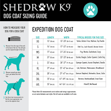 Load image into Gallery viewer, Shedrow K9 Expedition Dog Coat
