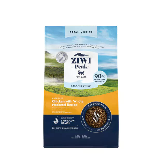 Ziwi® Peak - Steam & Dried food for Cats/Nourriture vapeur et déshydratée pour chats