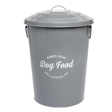 Load image into Gallery viewer, Andreas Grey Pet Food Storage Canisters
