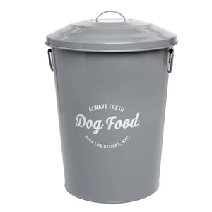 Andreas Grey Pet Food Storage Canisters