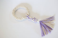 Load image into Gallery viewer, Knotty Pawz - Macrame Tug Toys for Puppies/Jouets à tirer en macramé pour chiots
