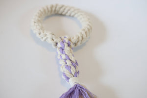 Knotty Pawz - Macrame Tug Toys for Puppies/Jouets à tirer en macramé pour chiots