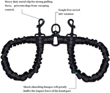 Load image into Gallery viewer, Dual Bungee Leash Add-On/Extension de laisse élastique double
