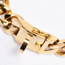 Load image into Gallery viewer, Cuban Link - Chain Dog Collar - Gold/Collier pour chien à chaîne - Or
