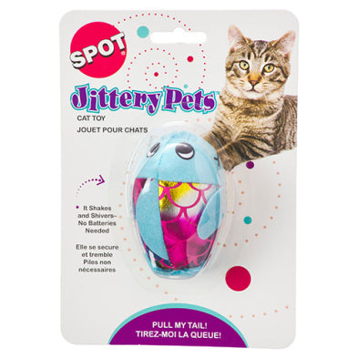 Spot® Plush Jittery Fish Assorted Cat Toy/Jouets assortis pour chats (3