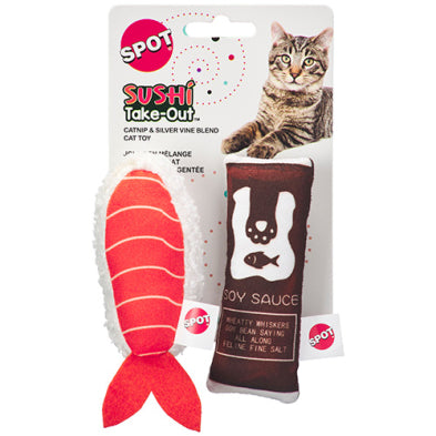 Spot® - Sushi Take Out Assorted Cat Toy/Jouets assortis pour chats (2p)