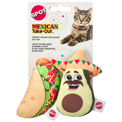Spot® - Mexican Take Out Assorted Cat Toy/Jouets assortis pour chats (2p)