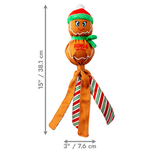 Kong® Wubba™ Gingerbread Man/Bonhomme en pain d'épices