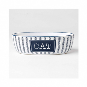 PetRageous® Country Blue 7" Cat Dish