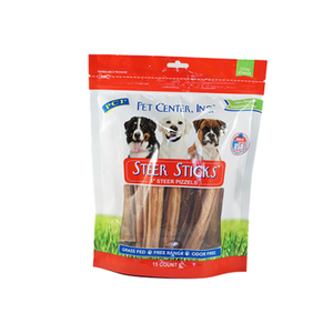 Pet Center® Steer Sticks™ Steer Pizzles 6" Dog Treat (15ct)