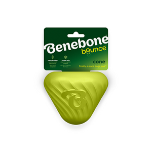 Benebone® bounce™ Rubber Cone Dog Toy/Jouet pour chien en forme de cône en caoutchouc