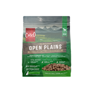 CoevO™ Hinterlands - Freeze-Dried Raw for Dogs/Aliments crus lyophilisés pour chiens (1lb)