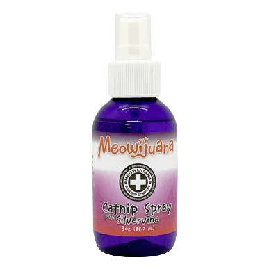 Meowijuana® - Catnip Spray w/Silvervine/Vaporisateur d'herbe à chat avec Silvervine