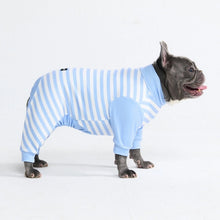 Load image into Gallery viewer, Spark Paws - Dog Pajama/Pyjama pour chien - Blue Stripes/Rayures bleues
