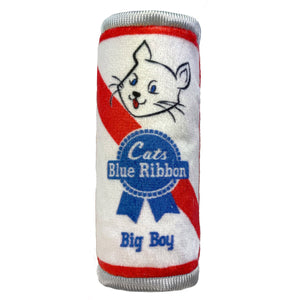 Kittybelles - Cats Blue Ribbon Plush cat toy with Catnip