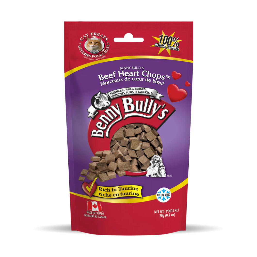 Benny Bully's - Beef Heart/Coeur de Boeuf (20g) for cats