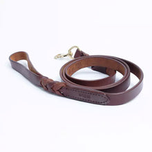 Load image into Gallery viewer, Angel Leather Braided Leash (6&#39; X 1&quot;)
