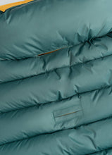 Load image into Gallery viewer, Hackett x Hugo Hudson Dog Puffer Jacket, Forest Green &amp; Gold
