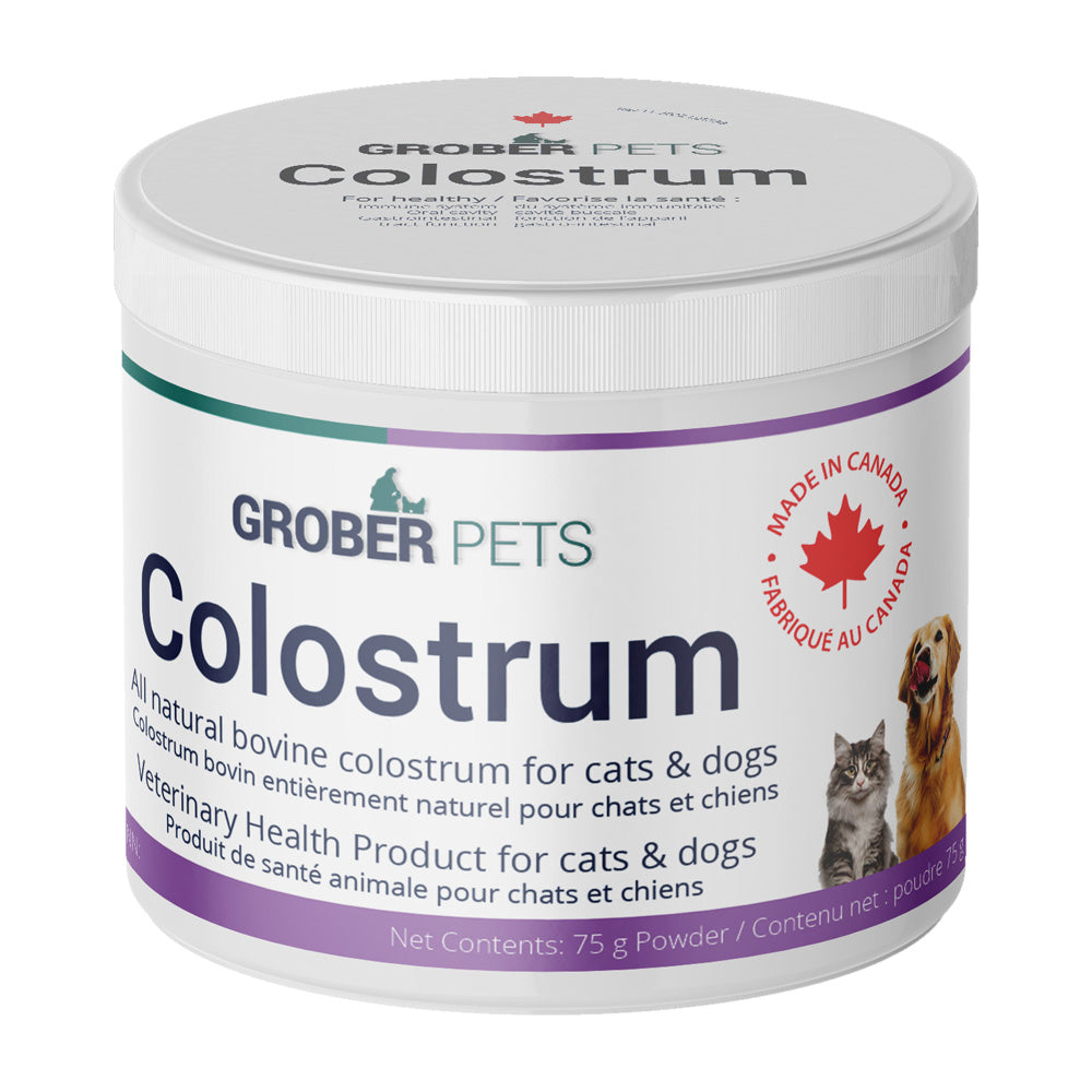 Grober Pets® - Natural Bovine Colostrum/Colostrum bovin naturel (75g)