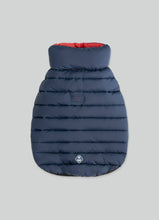 Load image into Gallery viewer, Hackett x Hugo Hudson Dog Puffer Jacket - Navy &amp; Berry
