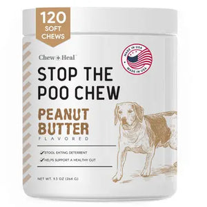 Chew+Heal™ - Stop the Poo Chew/Arrêtez de mâcher des crottes (264g)
