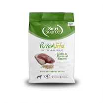 NutriSource® PureVita™ - Duck and Oatmeal Entrée/Entrée de canard et flocons d'avoine 15 lb