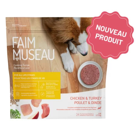 Faim Museau Frozen Raw Diets for Dogs/Aliments crus surgelés pour chiens (6lbs)