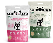 Load image into Gallery viewer, SANDBOXX™ Eco - Natural Plant-Based Litter/Litière Naturelle à Base de Plantes (8lbs)
