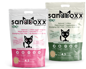 SANDBOXX™ Eco - Natural Plant-Based Litter/Litière Naturelle à Base de Plantes (8lbs)