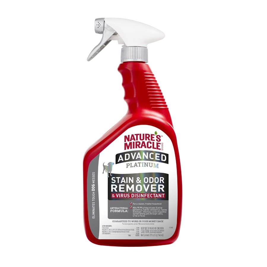 Nature's Miracle Platinum Stain & Odour Remover & Virus Disinfectant for Dogs
