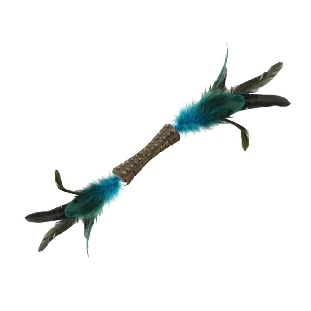 GiGwi Johnny Stick - Catnip - Double Sided Feather - Blue