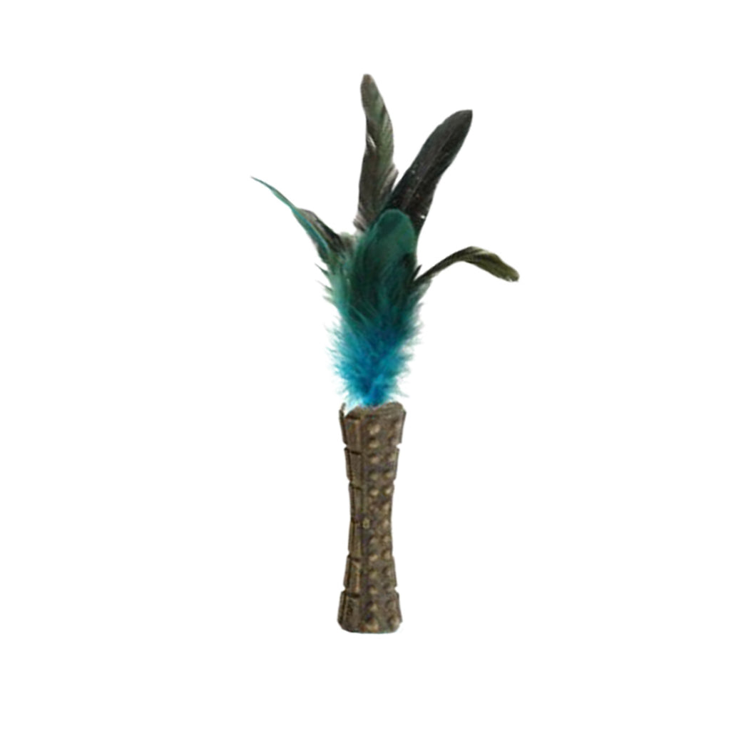 GiGwi Johnny Stick - Catnip - Natural Feather - Blue