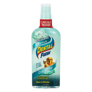 Dental Fresh Original Formula Oral Spray for Dogs & Cats  4oz