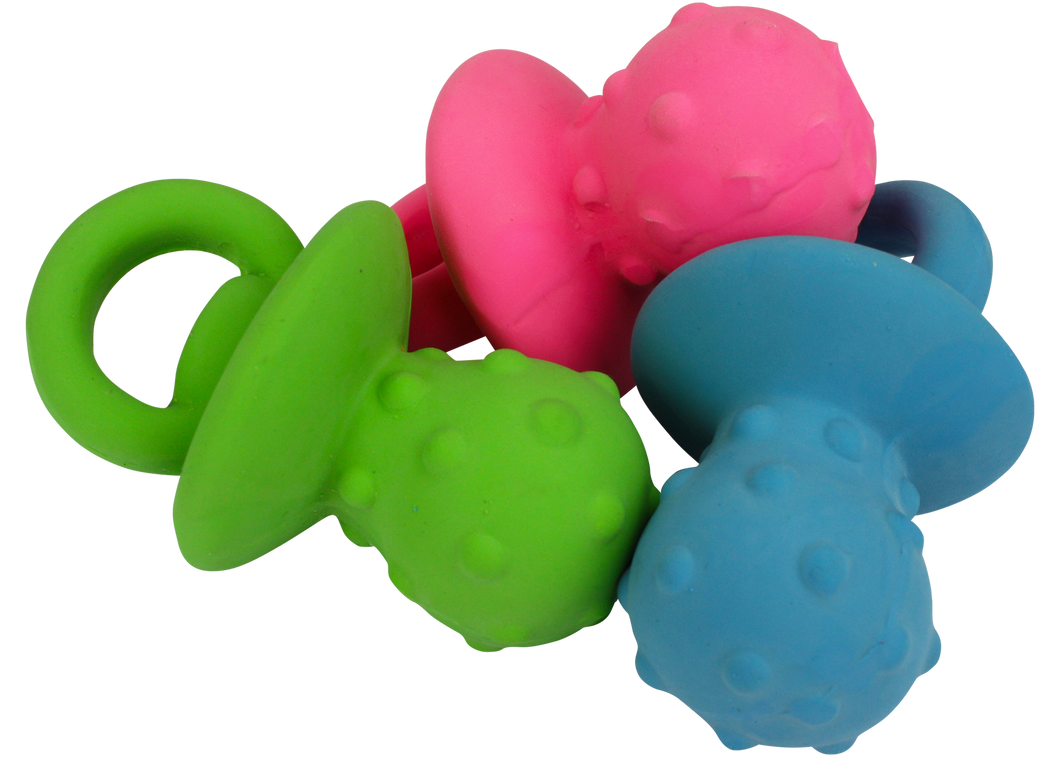 MiniPet by MultiPet - Latex Pacifier (assorted colours)