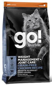 Go! Solutions Weight Management + Joint Care Grain Free Chicken Recipe Dry Cat Food