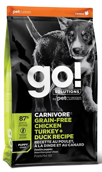 Go! Carnivore - Grain Free Chicken, Turkey & Duck Recipe - Puppy (12lbs)