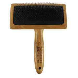 Bamboo Groom - Slicker Brush with Stainless Steel Pins