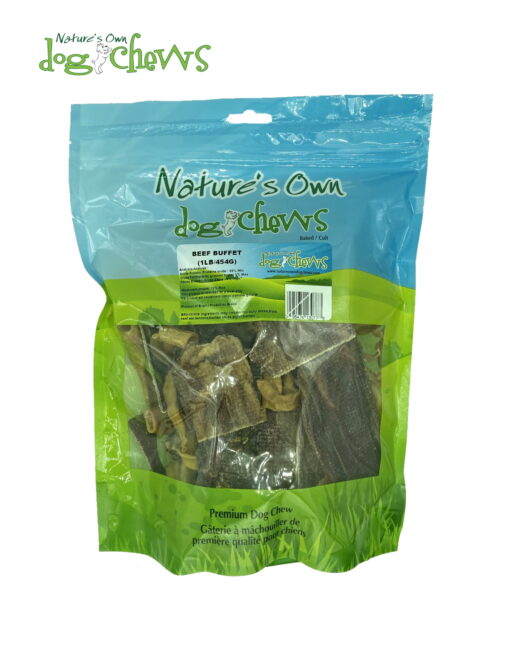 Nature's Own Beef Buffet 1lb (Mix of Beef Chews)