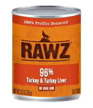 Load image into Gallery viewer, Rawz 96% Meat Wet Food for Dogs
