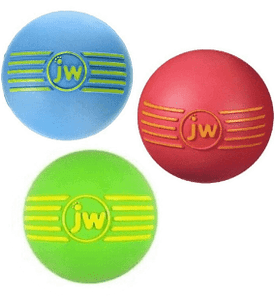 JW Pet iSqueak Ball (assorted colours)
