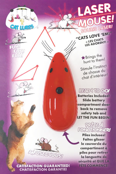 Cat Lures Laser Mouse Red