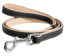 Load image into Gallery viewer, Wau Dog &quot;Collar Soft&quot; Flat Leather Leash for Dogs (6ft)
